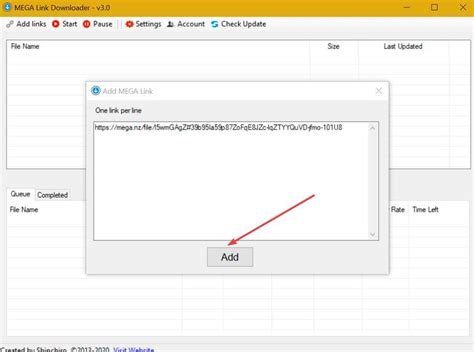 Download MEGA files at maximum speed with .